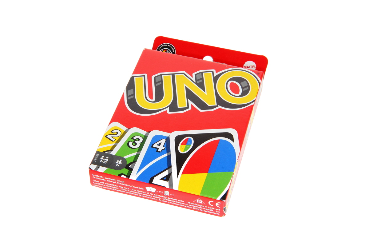 Mattel Kartenspiel W2087, Uno, ab 7 Jahre 2-10 Spieler